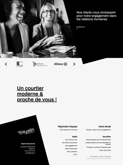 Hyalin - Image de la page d'accueil