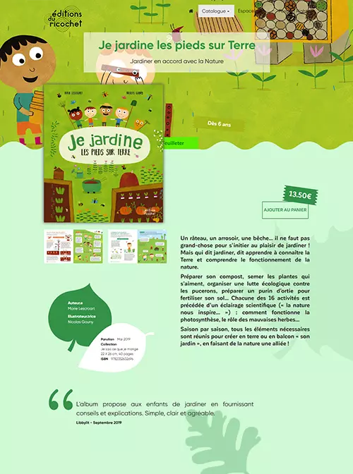 les Editions du Ricochet - Produit décoration verte